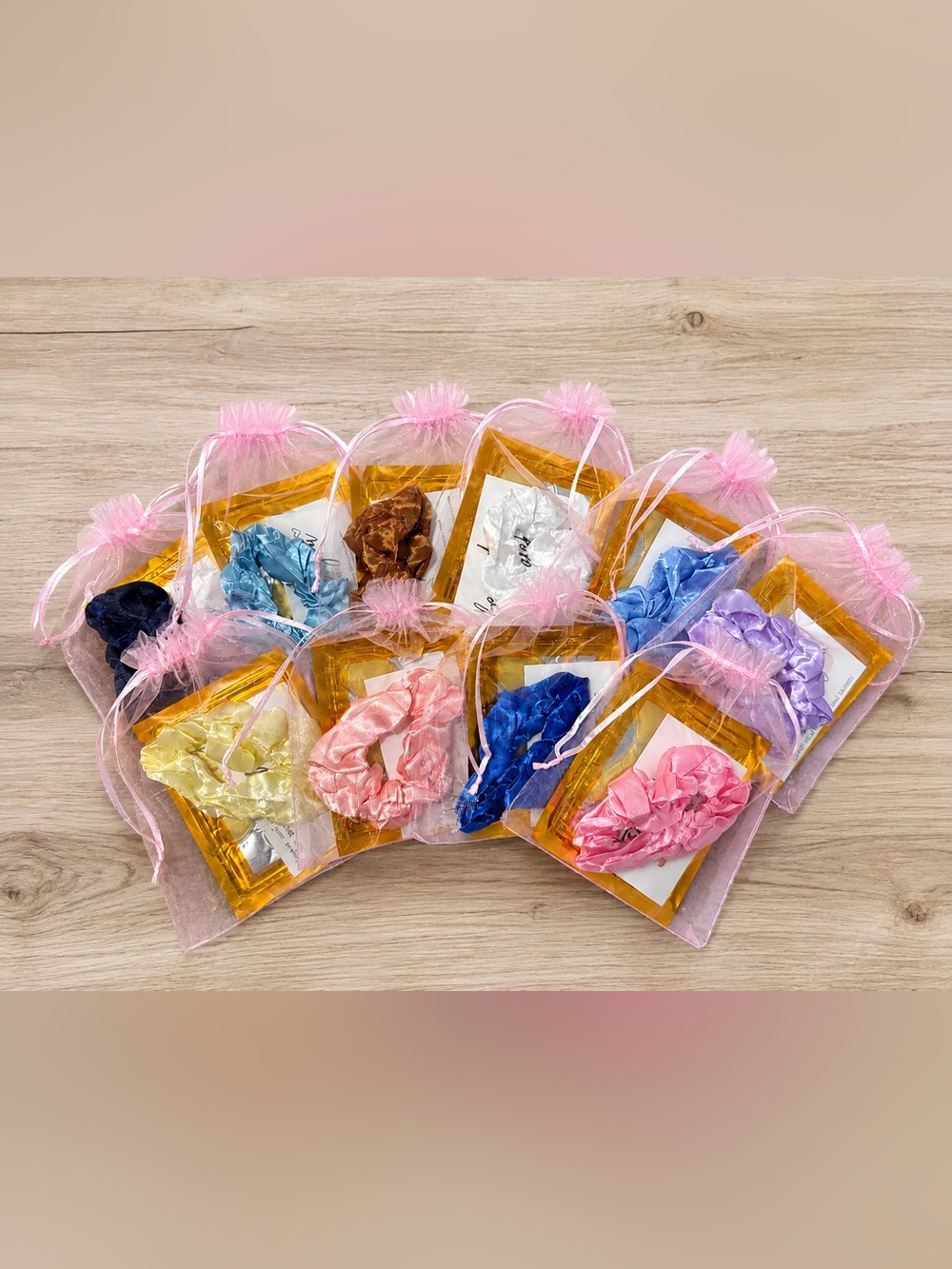 10 Count Buyers Appreciation Gifts - Eye Mask, Scrunchie, & Thank You Card